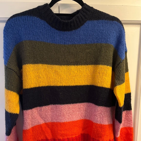 Urban Outfitters Kari Stripe Sweater - Picture 1 of 2